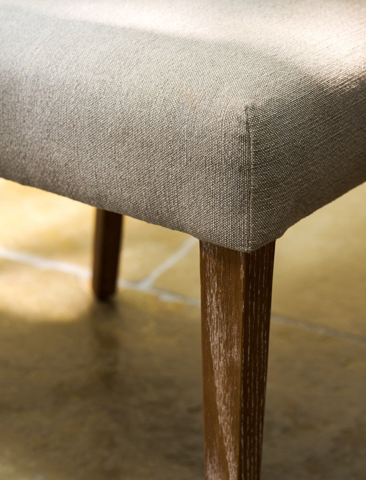 Garden Trading Wraysbury Dining Chair Ash Wood, Grey, Set of 2
