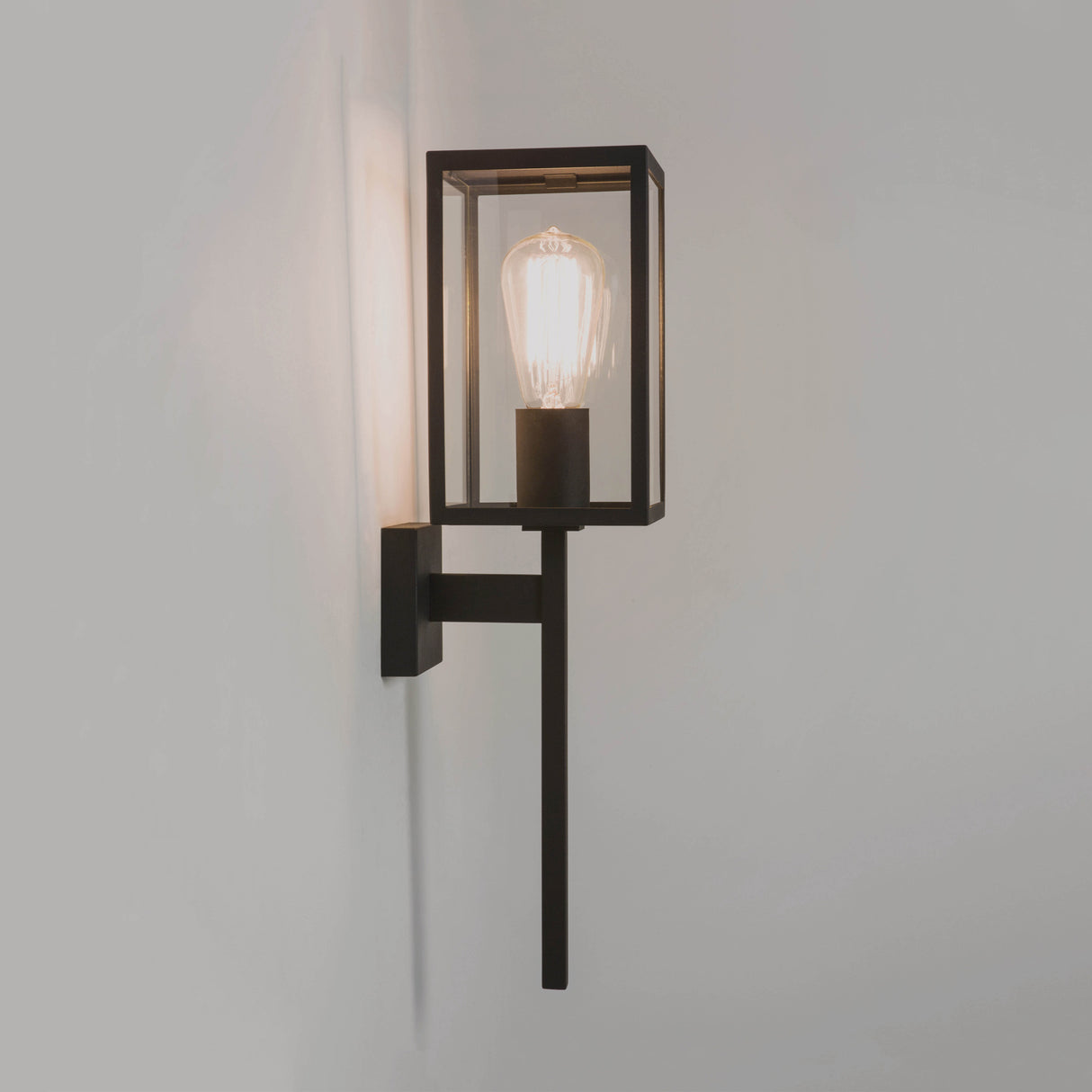 Astro Coach 130 Textured Black Outdoor Wall Light