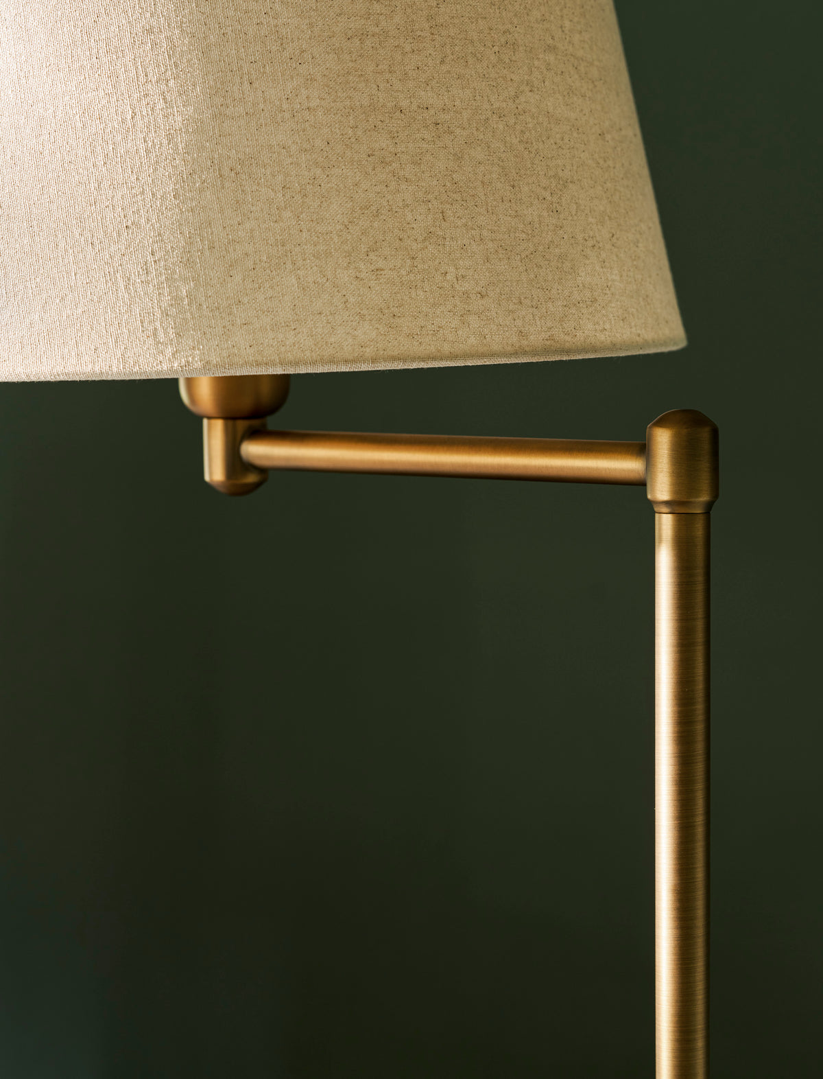 Garden Trading Peartree Floor Lamp Antique Bronze with Shade