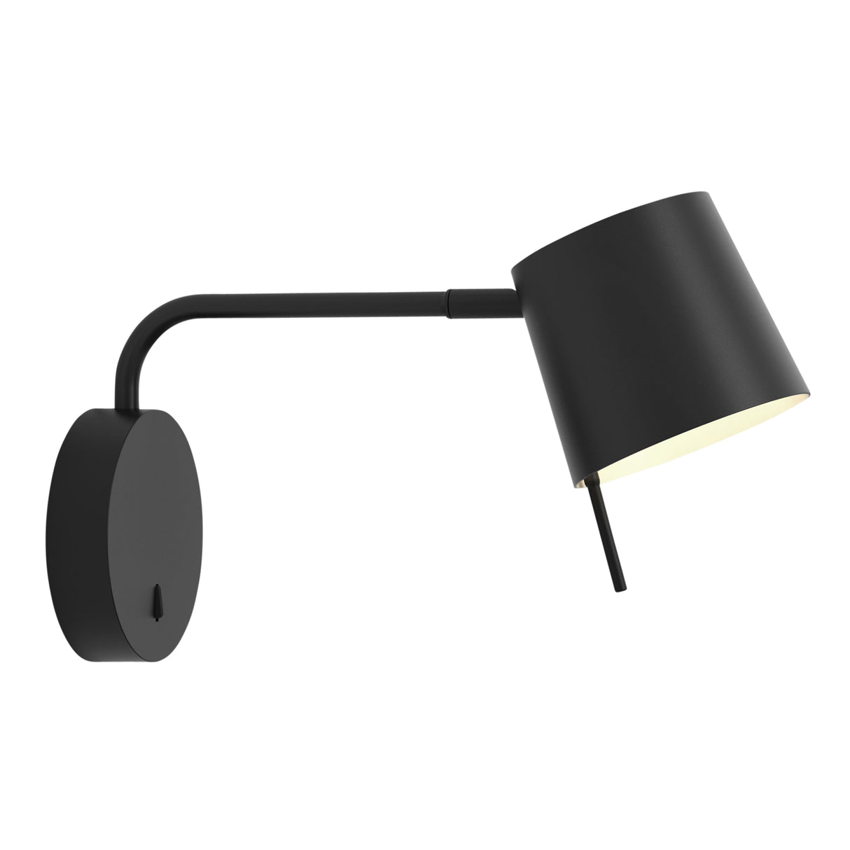 Astro Miura Swing Arm Base Matt Black Interior Wall Light