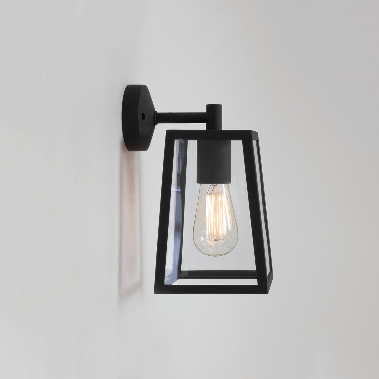 Astro Calvi Wall 215 Textured Black Outdoor Wall Light