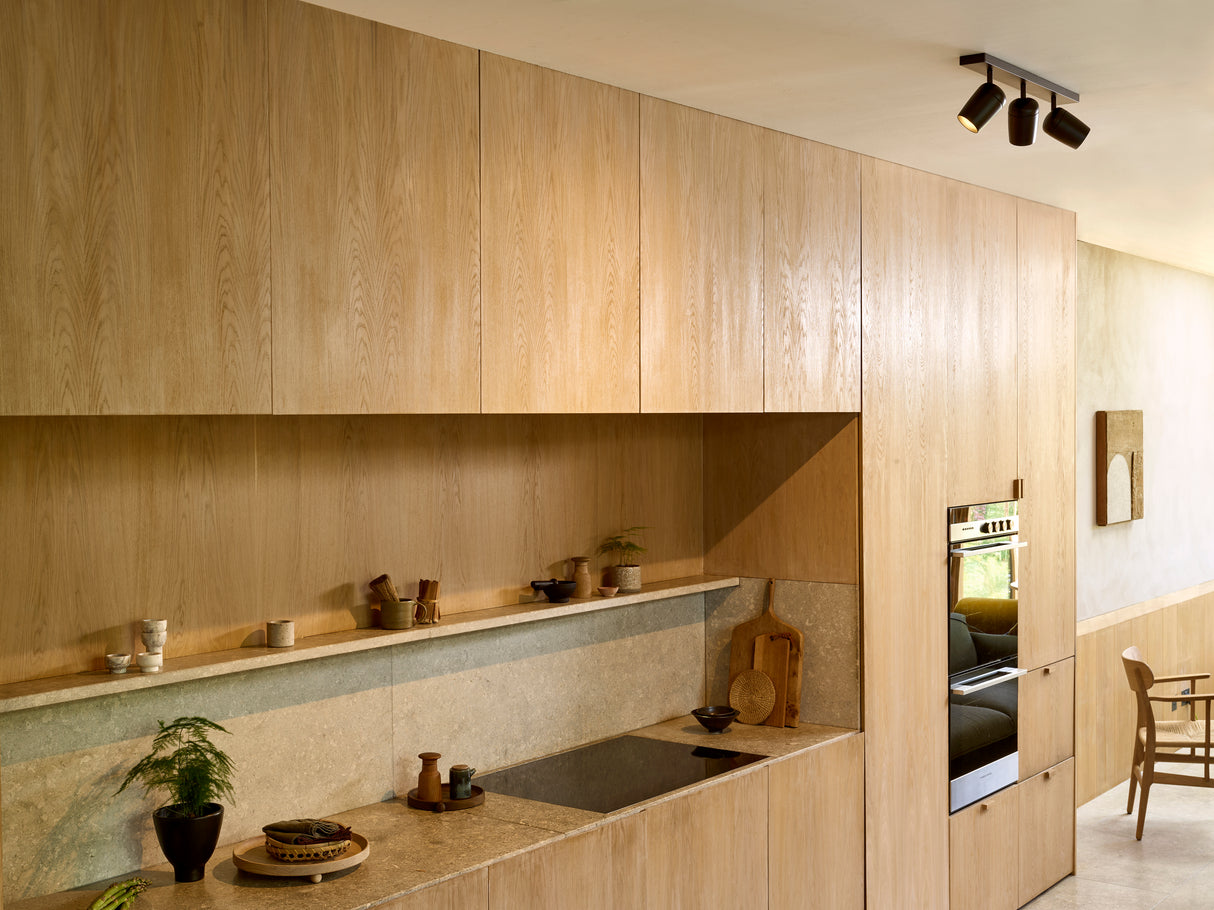 Astro Koto Three Bar Matt Black Interior Spotlight