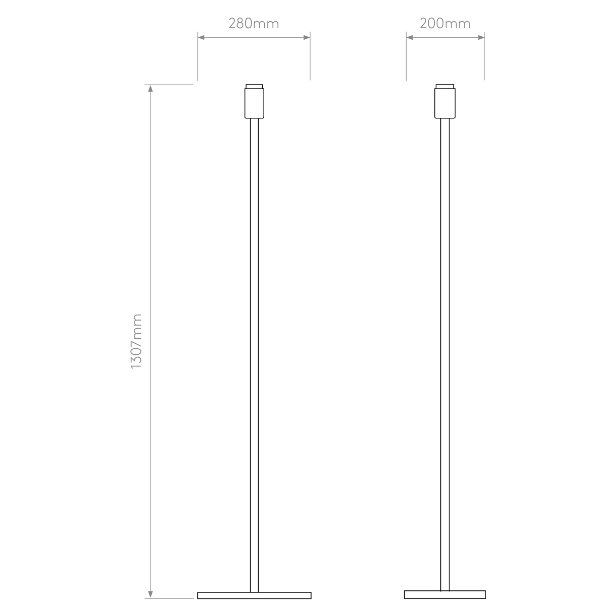 Astro Park Lane Floor Bronze Interior Floor Light
