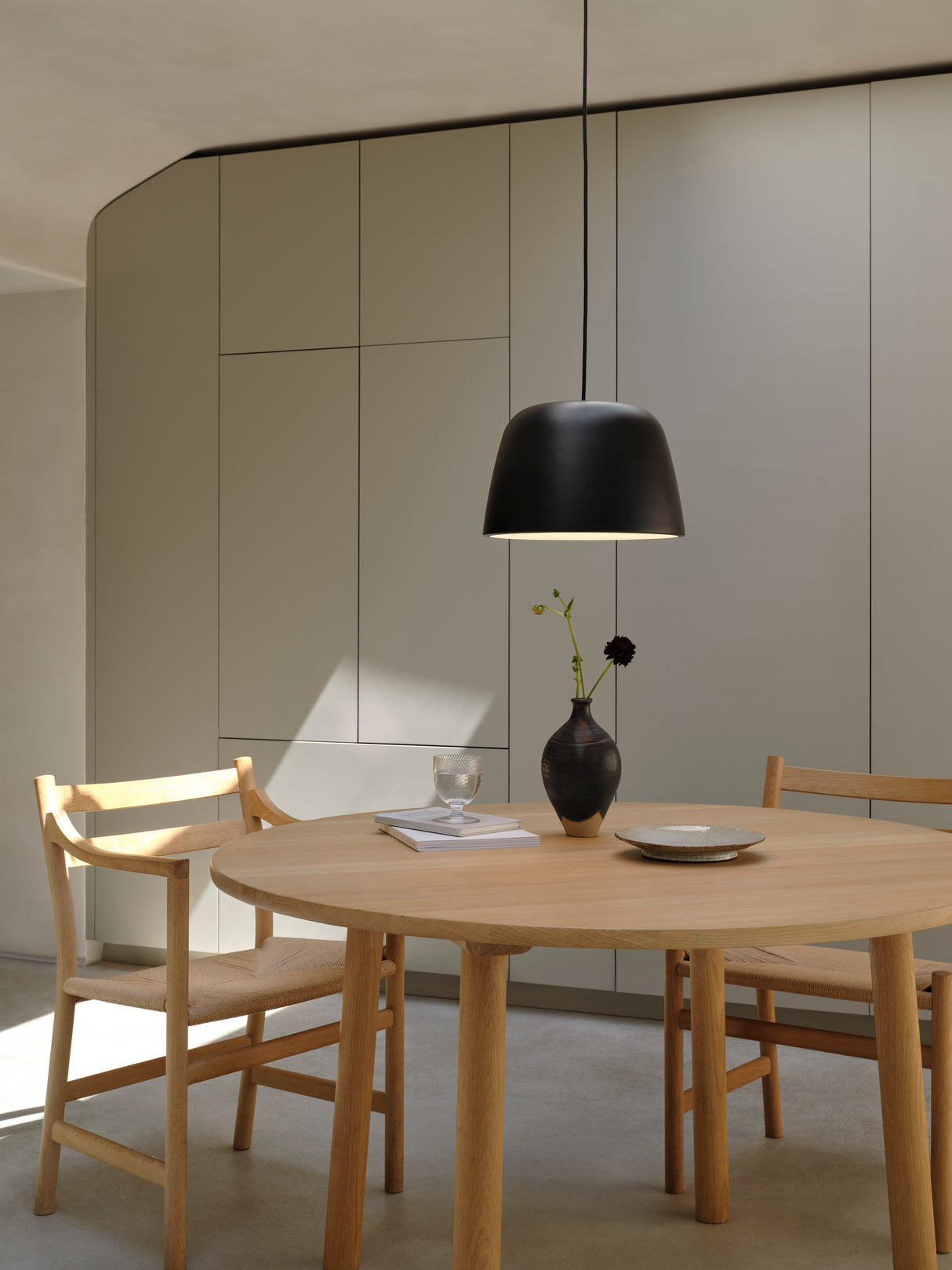 Astro Taiko Pendant 300 Matt Black Interior Pendant Light