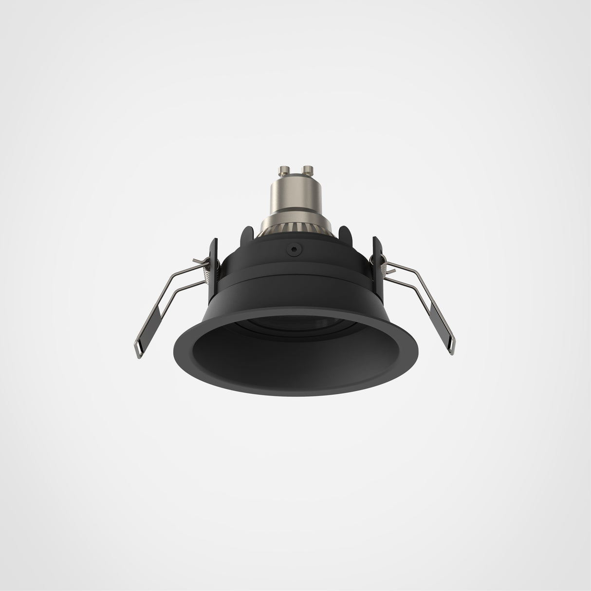 Astro Minima Slimline Round Adjustable Fire-Rated Matt Black Interior Downlight