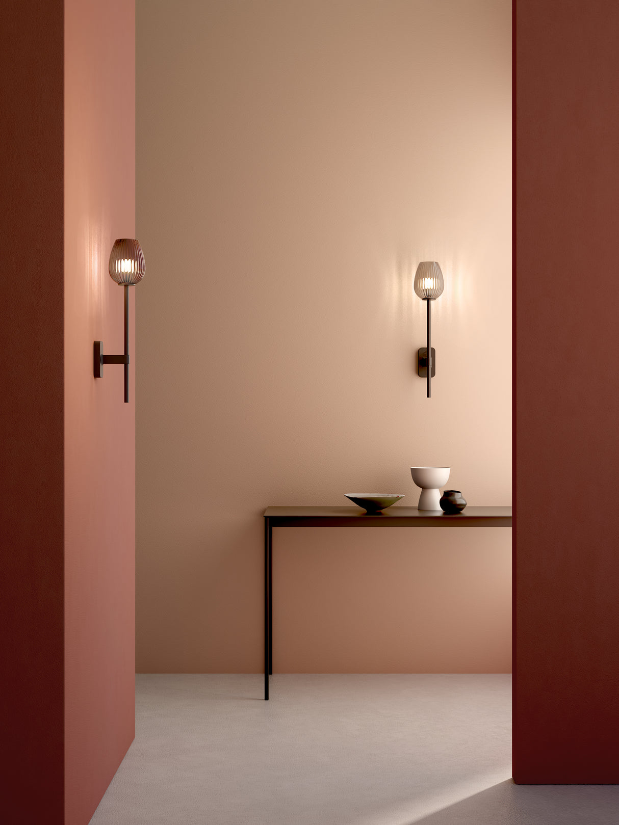 Astro Tacoma Single Grande Matt Black Bathroom Wall Light