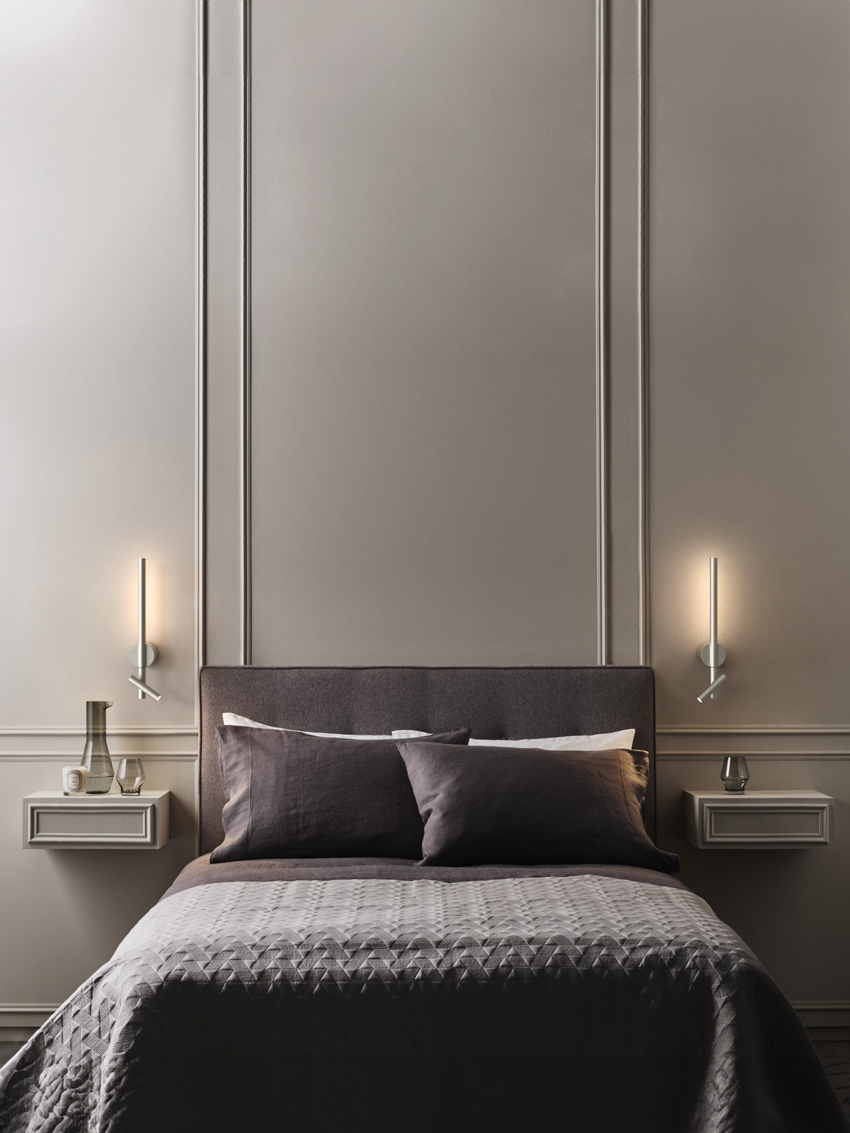 Astro Baton Reader LED Matt Nickel Interior Combination Reader