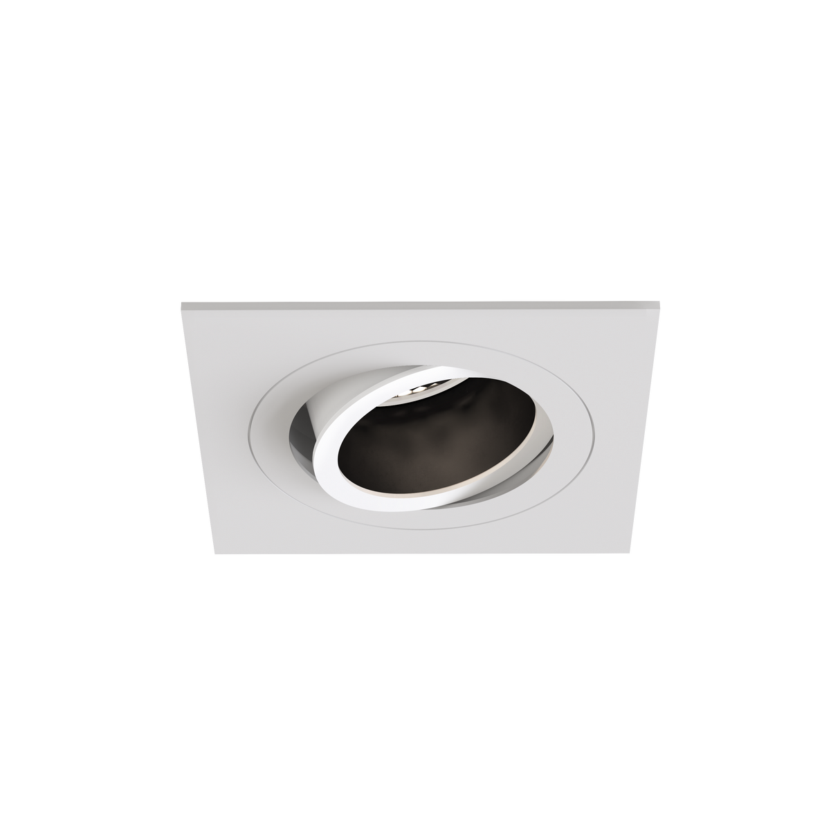 Astro Pinhole Slimline Square Adjustable Fire-Rated Matt White Interior Downlight