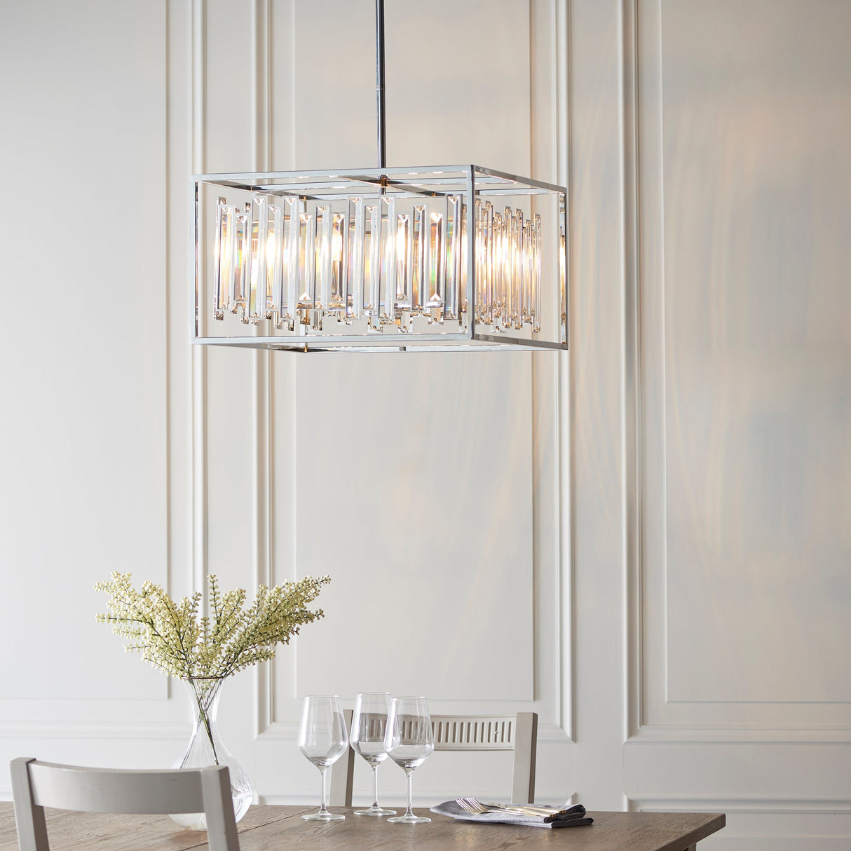 Endon Acadia Crystal Pendant Large – from Amos Lighting + Home