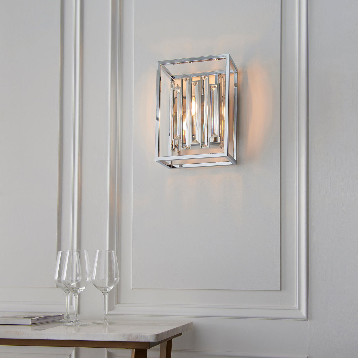 Endon Acadia Crystal Wall Light – from Amos Lighting + Home