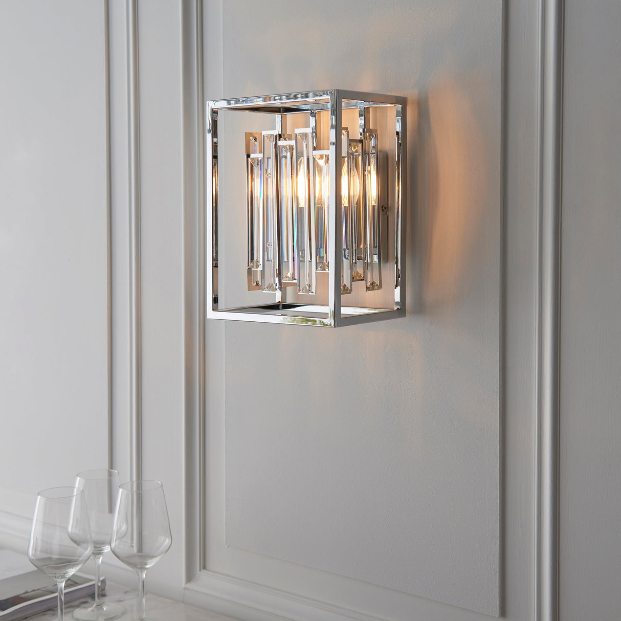 Endon Acadia Crystal Wall Light – from Amos Lighting + Home