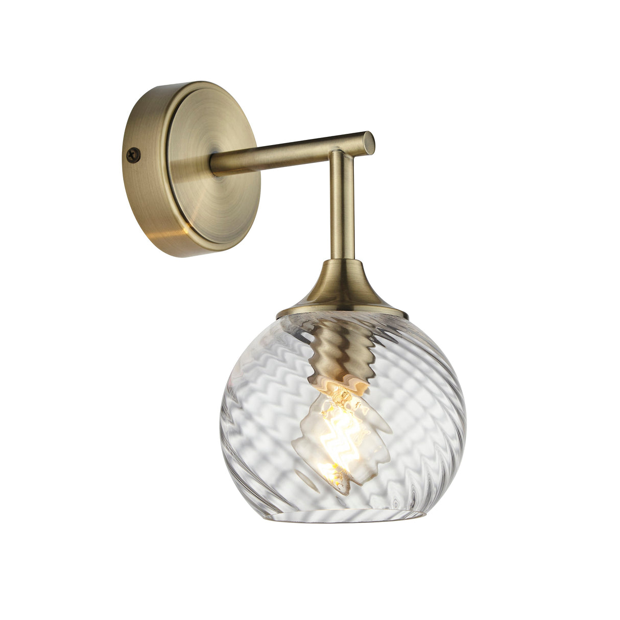 Amos Allegra Wall Light Antique Brass – from Amos Lighting + Home