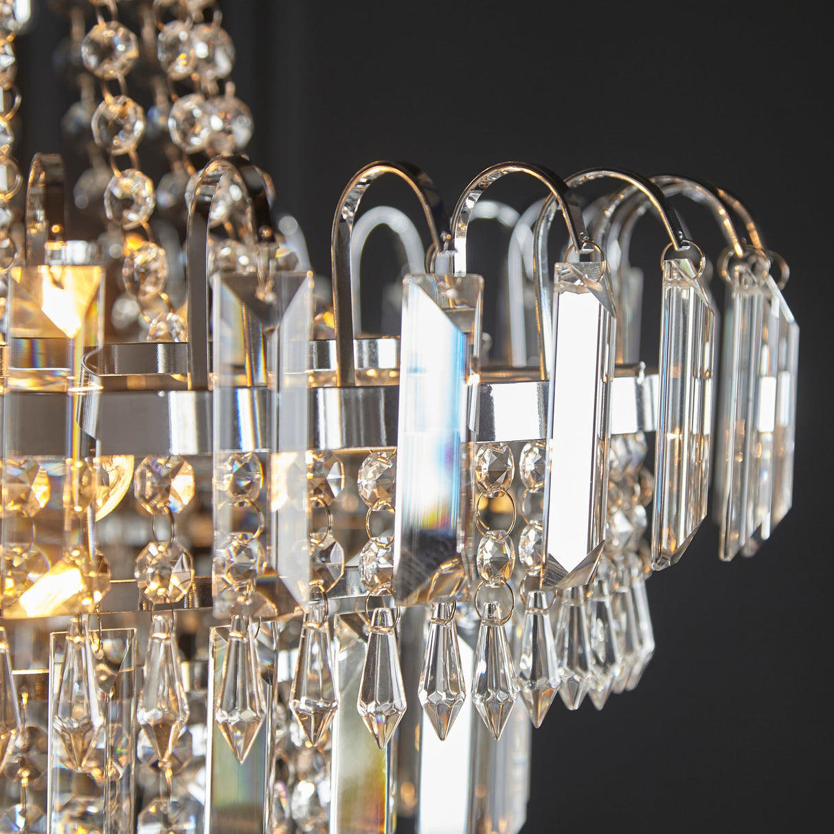 Amos Amadis Polished Chrome Chandelier – from Amos Lighting + Home