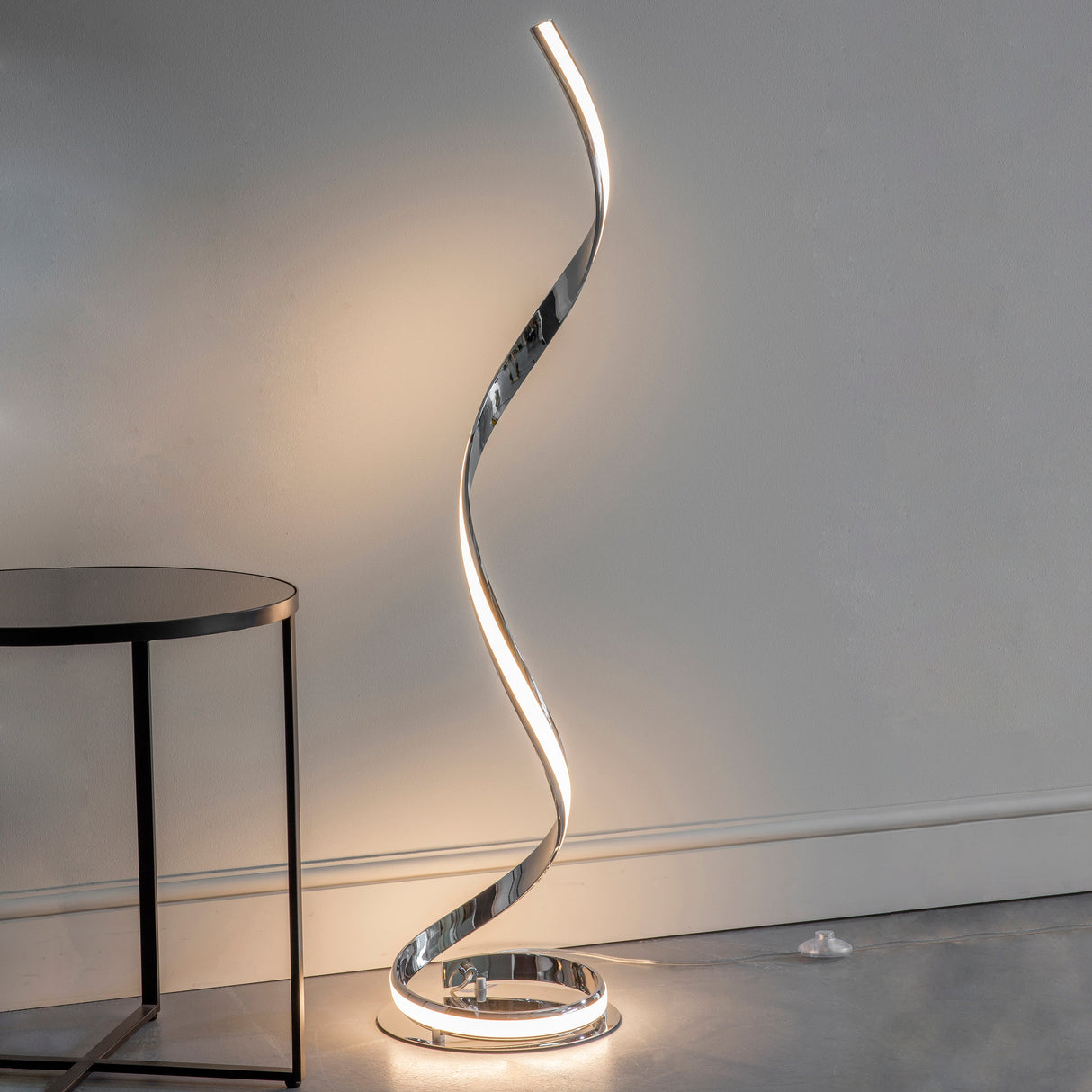 Amos Aria Chrome LED Floor Lamp – from Amos Lighting + Home