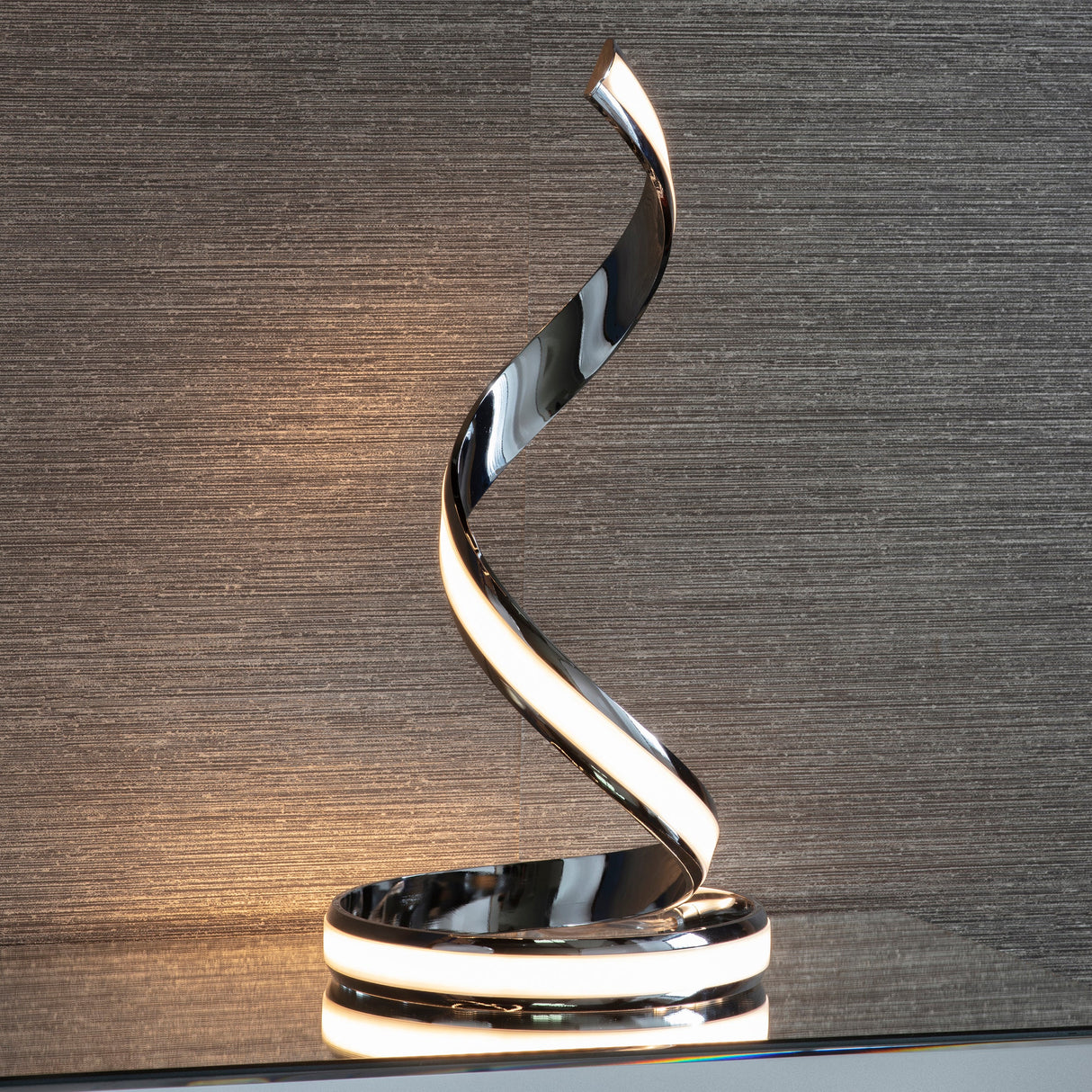Amos Aria Chrome LED Table Lamp – from Amos Lighting + Home