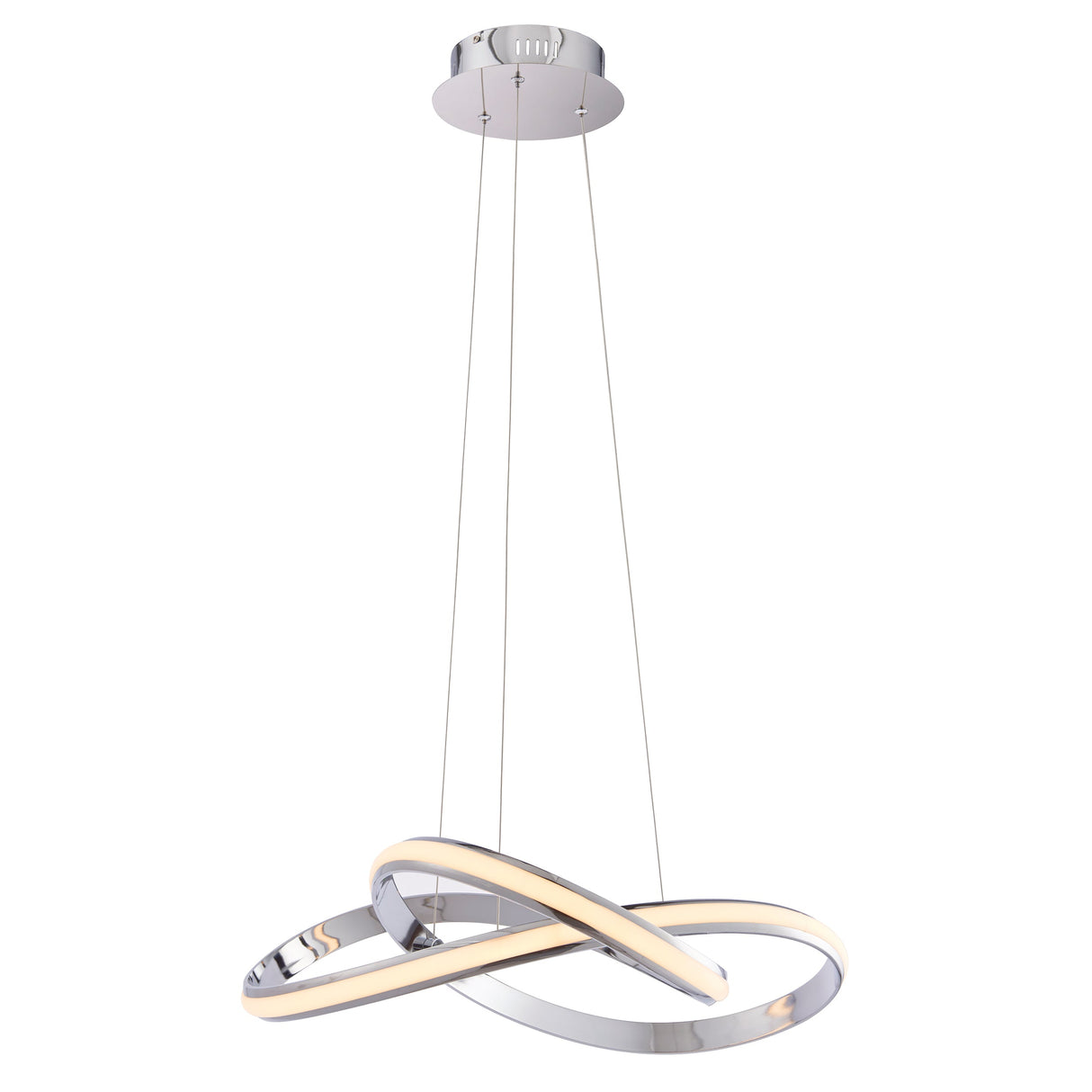 Amos Aria LED Chrome Pendant – from Amos Lighting + Home