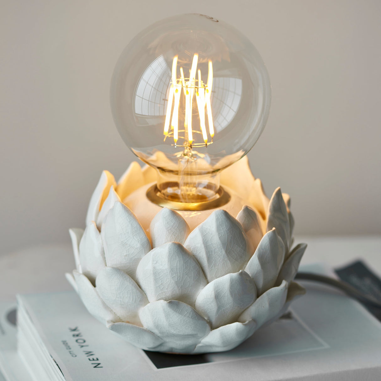 Amos Artichoke Ceramic Table Lamp – from Amos Lighting + Home