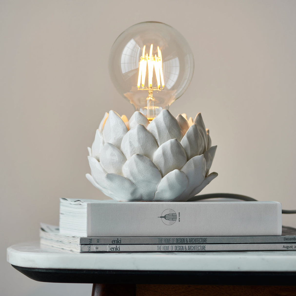 Amos Artichoke Ceramic Table Lamp – from Amos Lighting + Home