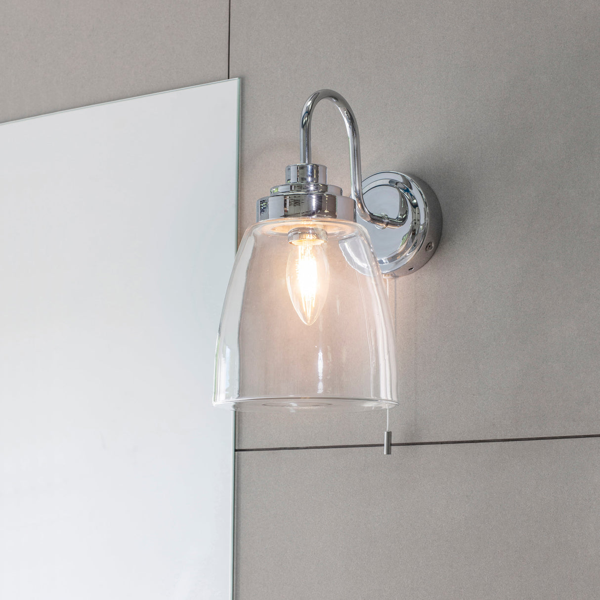 Amos Ashbury Bathroom Wall Light IP44 – from Amos Lighting + Home