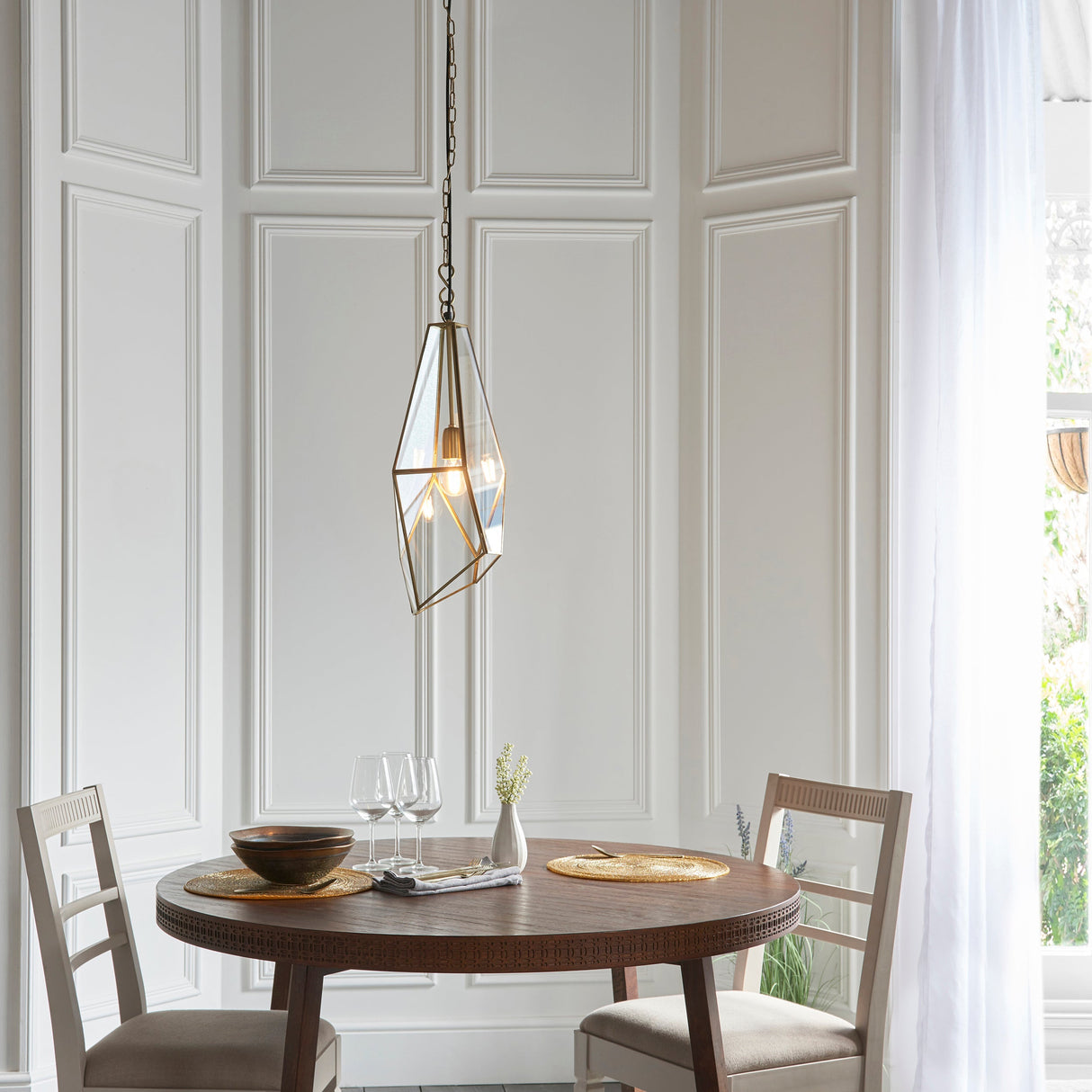 Amos Avery Antique Brass Pendant – from Amos Lighting + Home