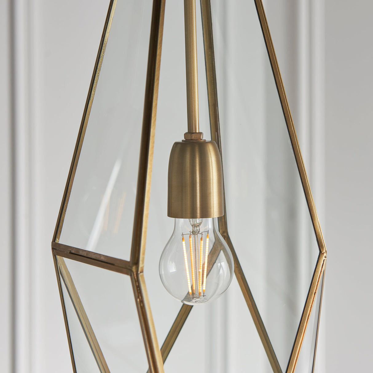 Amos Avery Antique Brass Pendant – from Amos Lighting + Home