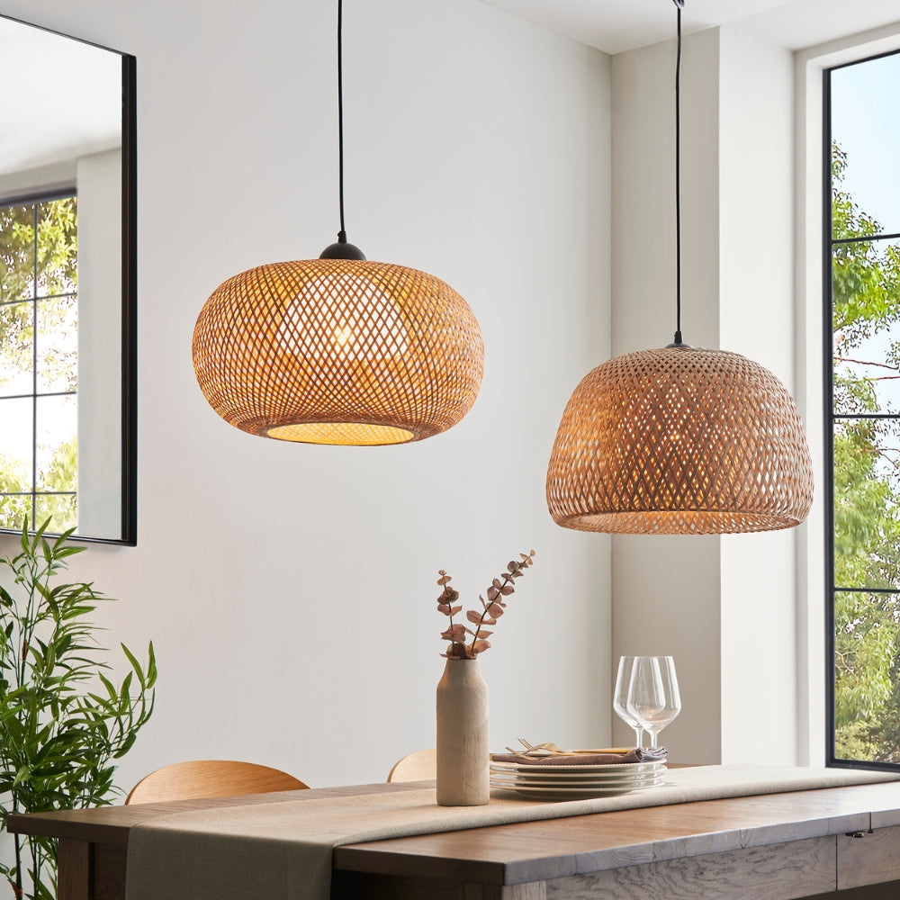 Amos Jago Rattan Twine Globe Pendant – from Amos Lighting + Home