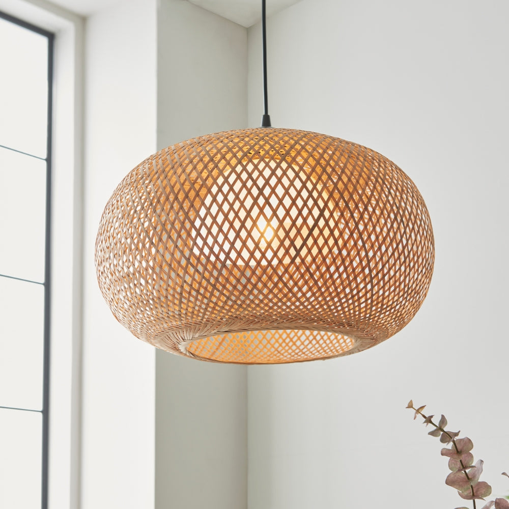 Amos Jago Rattan Twine Globe Pendant – from Amos Lighting + Home