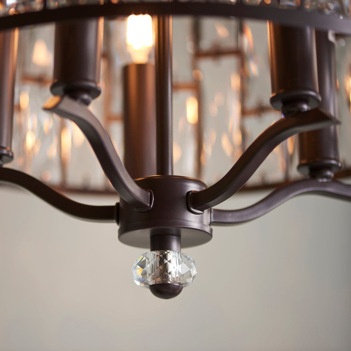 Endon Belle Dark Bronze 5lt Chandelier – from Amos Lighting + Home