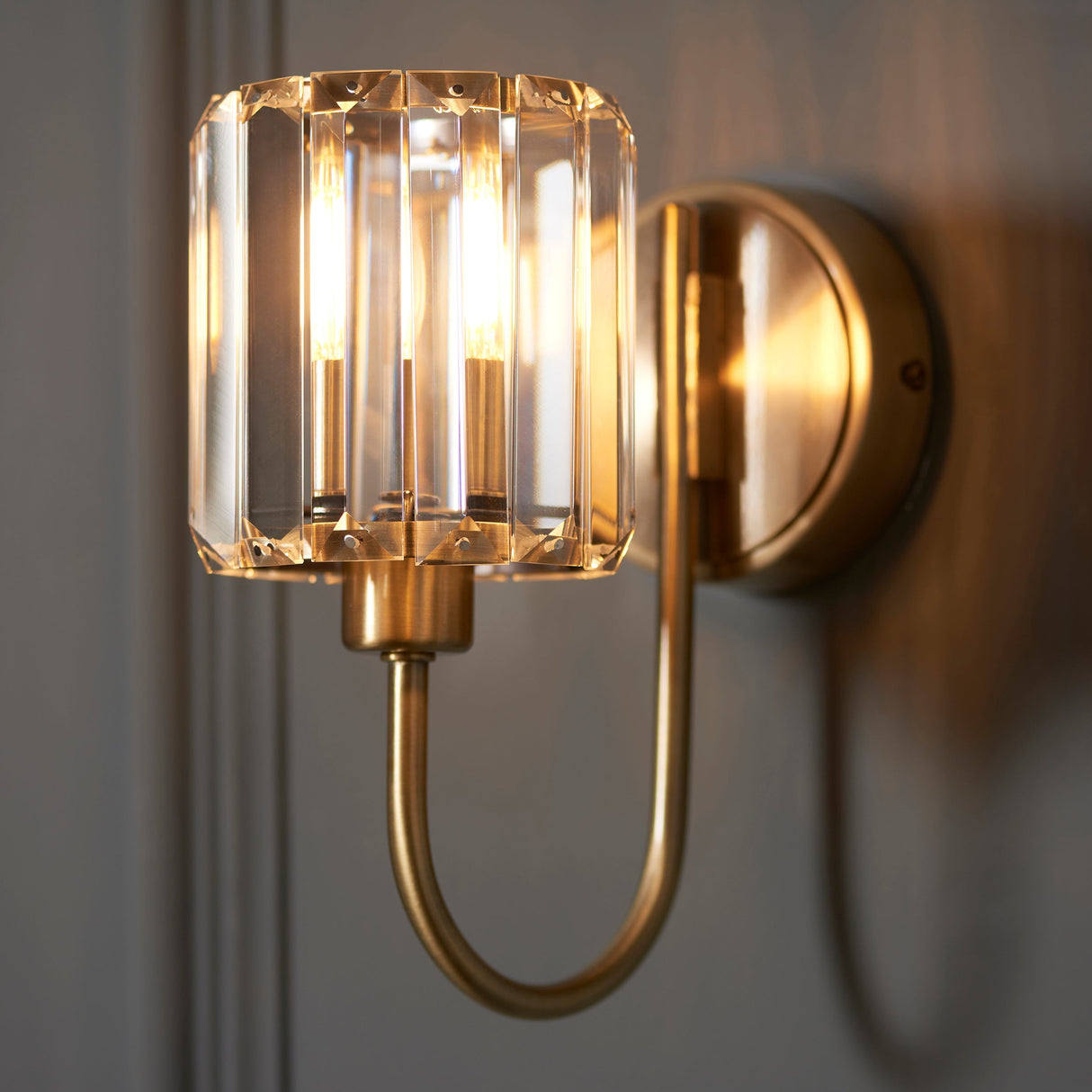 Amos Berenice Wall Light Antique Brass – from Amos Lighting + Home