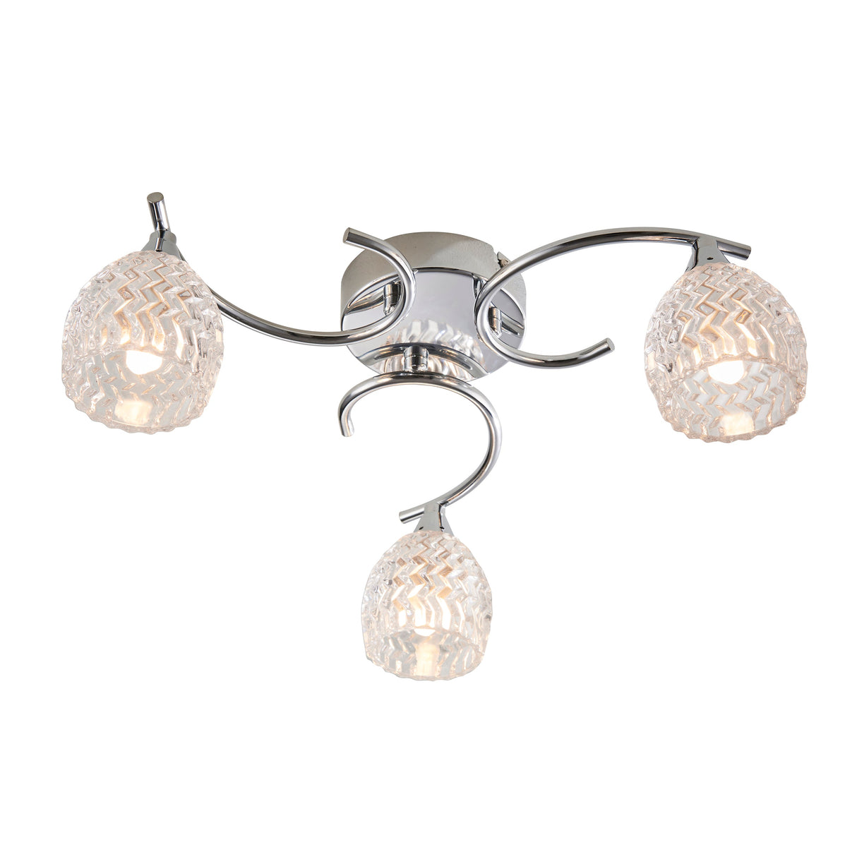 Endon Boyer 3lt Semi flush Chrome – from Amos Lighting + Home