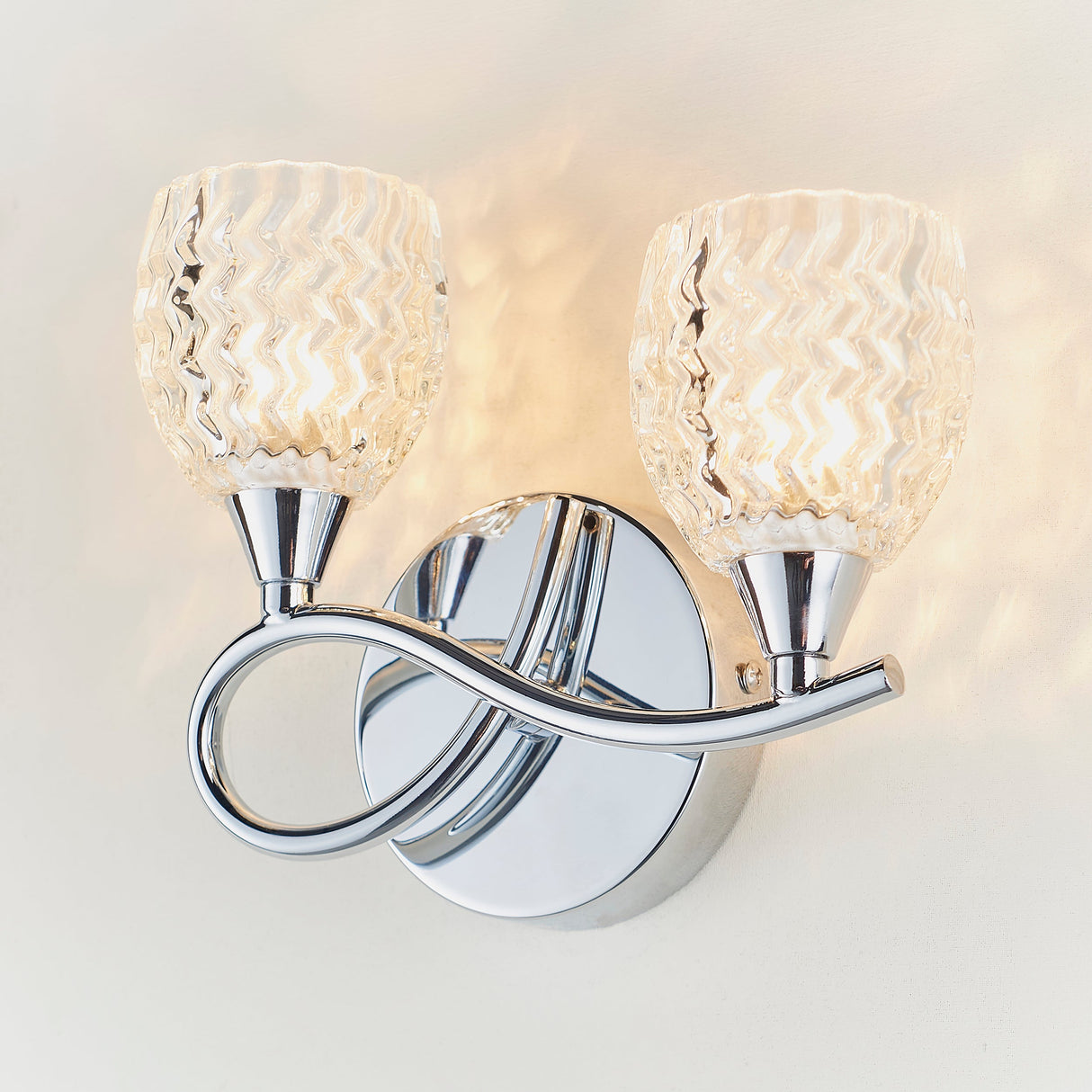 Endon Boyer Wall Light Chrome – from Amos Lighting + Home