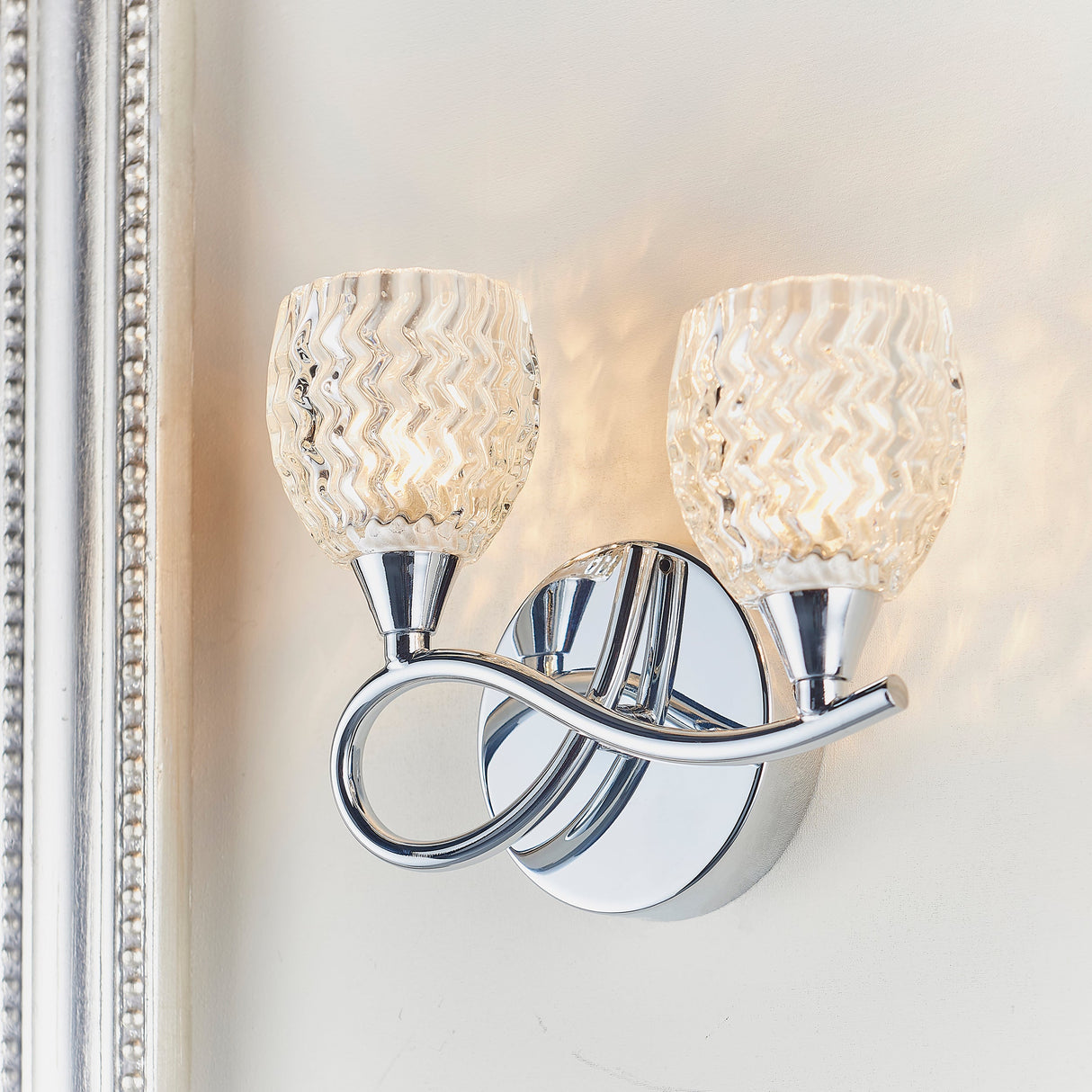 Endon Boyer Wall Light Chrome – from Amos Lighting + Home