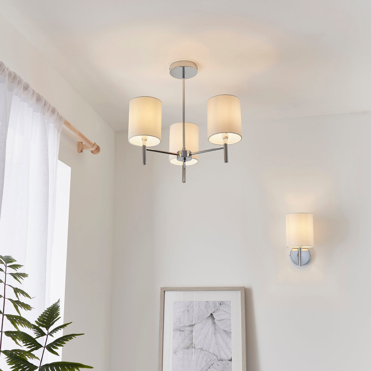 Amos Brio 3lt Semi flush Chrome – from Amos Lighting + Home