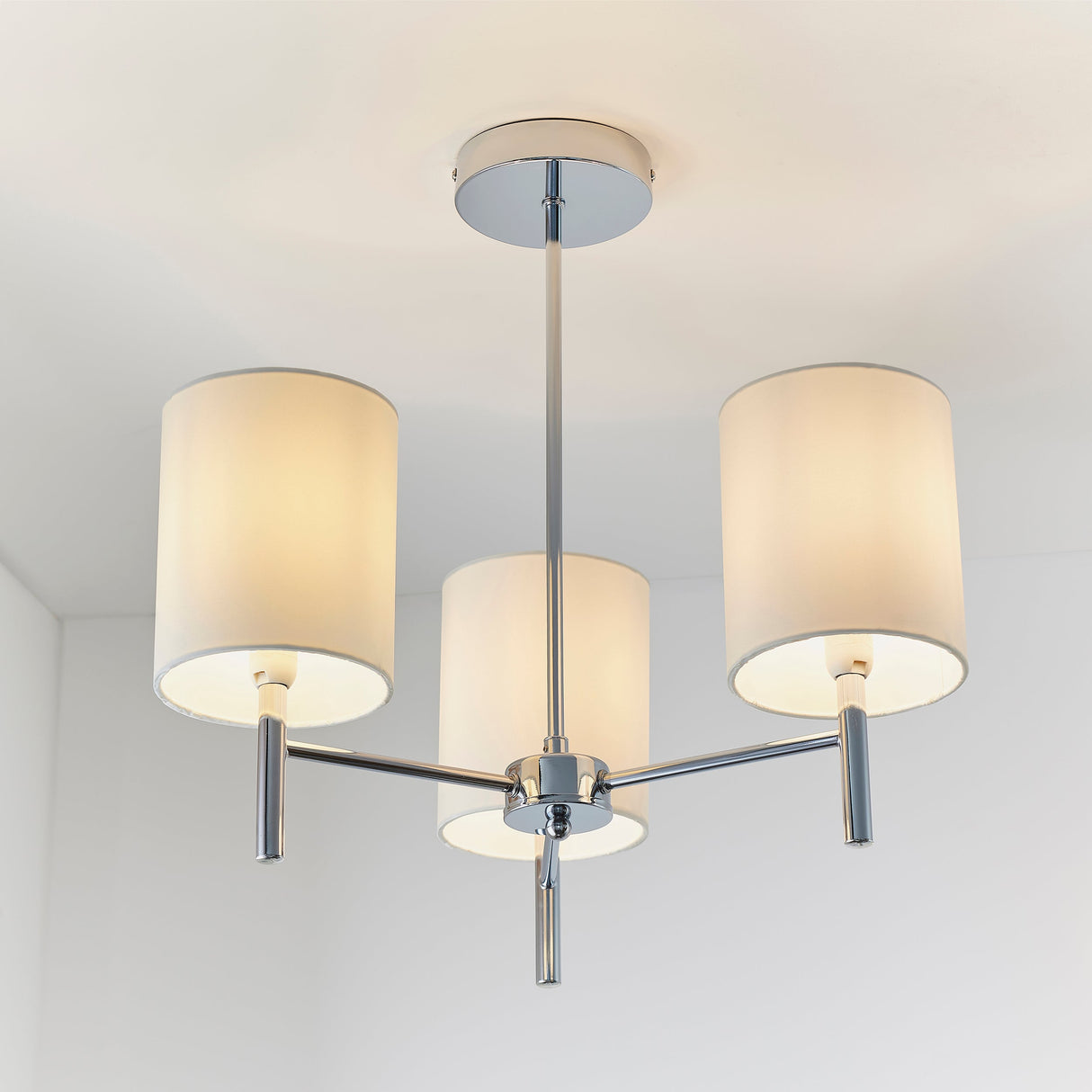 Amos Brio 3lt Semi flush Chrome – from Amos Lighting + Home