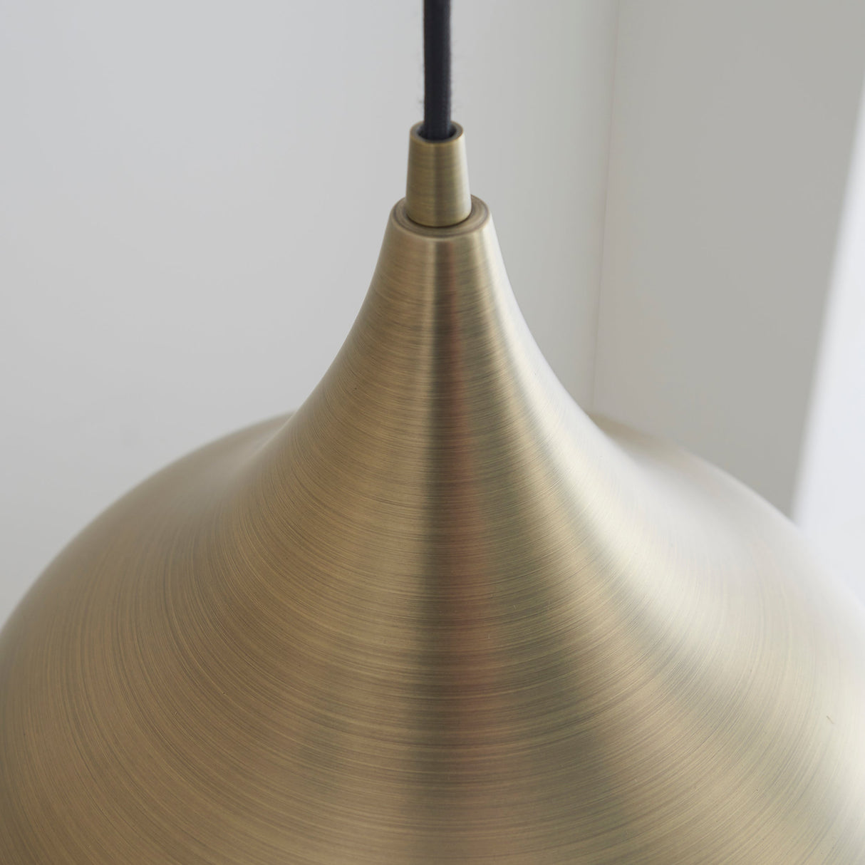 Endon Brosnan LED Pendant Antique Brass – from Amos Lighting + Home