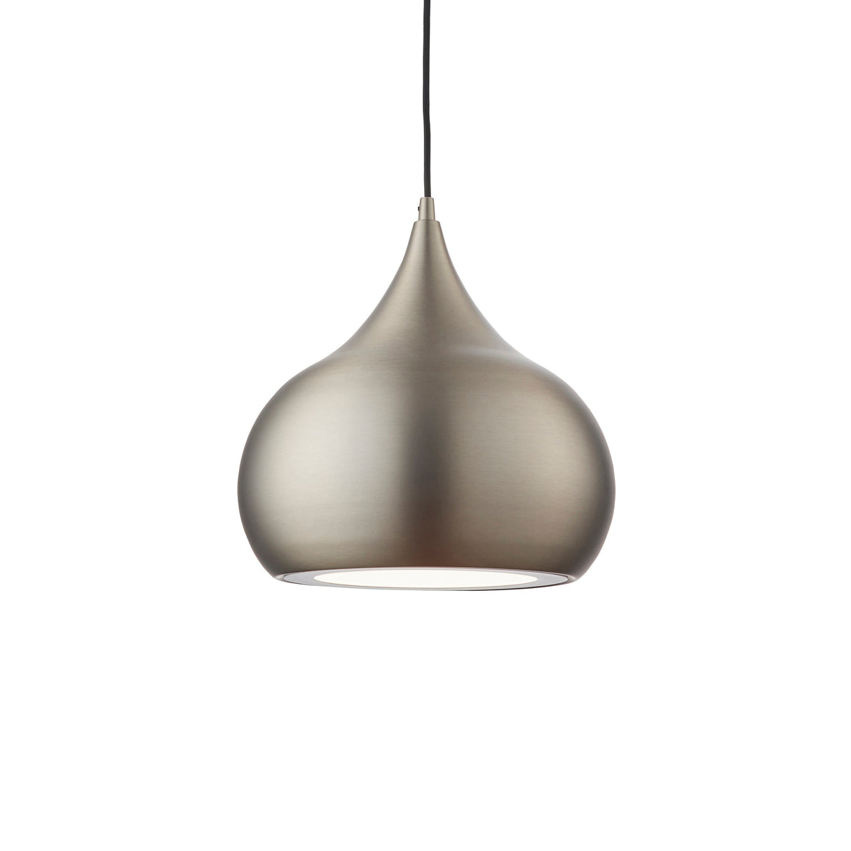 Endon Brosnan LED Pendant Matt Nickel – from Amos Lighting + Home