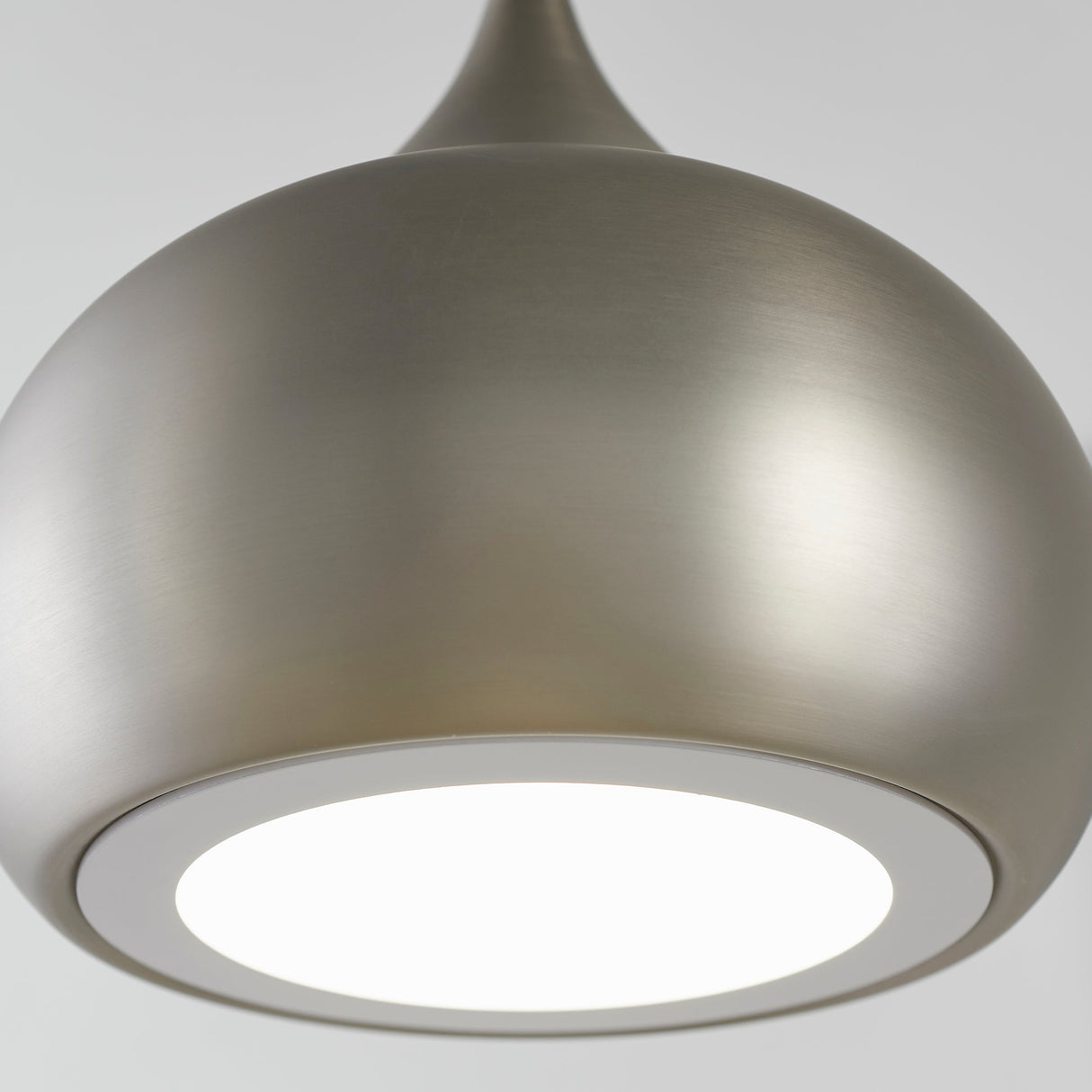 Endon Brosnan LED Pendant Matt Nickel – from Amos Lighting + Home