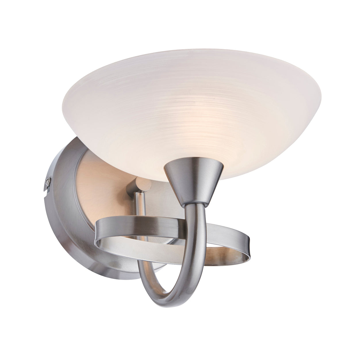 Endon Cagney Wall Light Satin Chrome – from Amos Lighting + Home