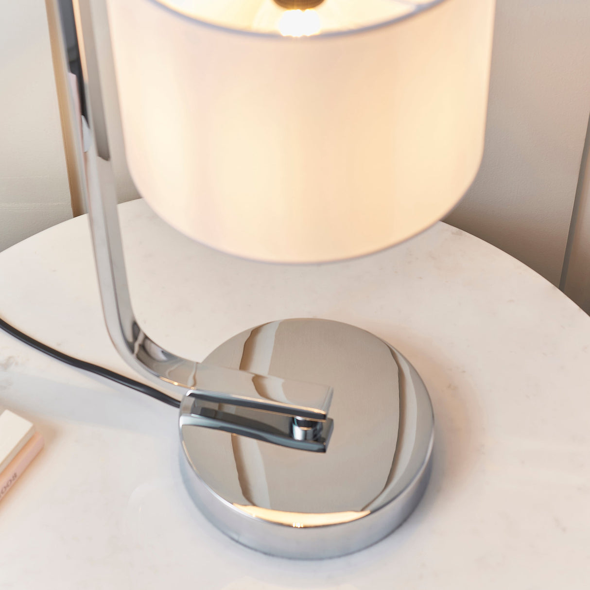 Amos Canning Chrome Touch Table Lamp – from Amos Lighting + Home