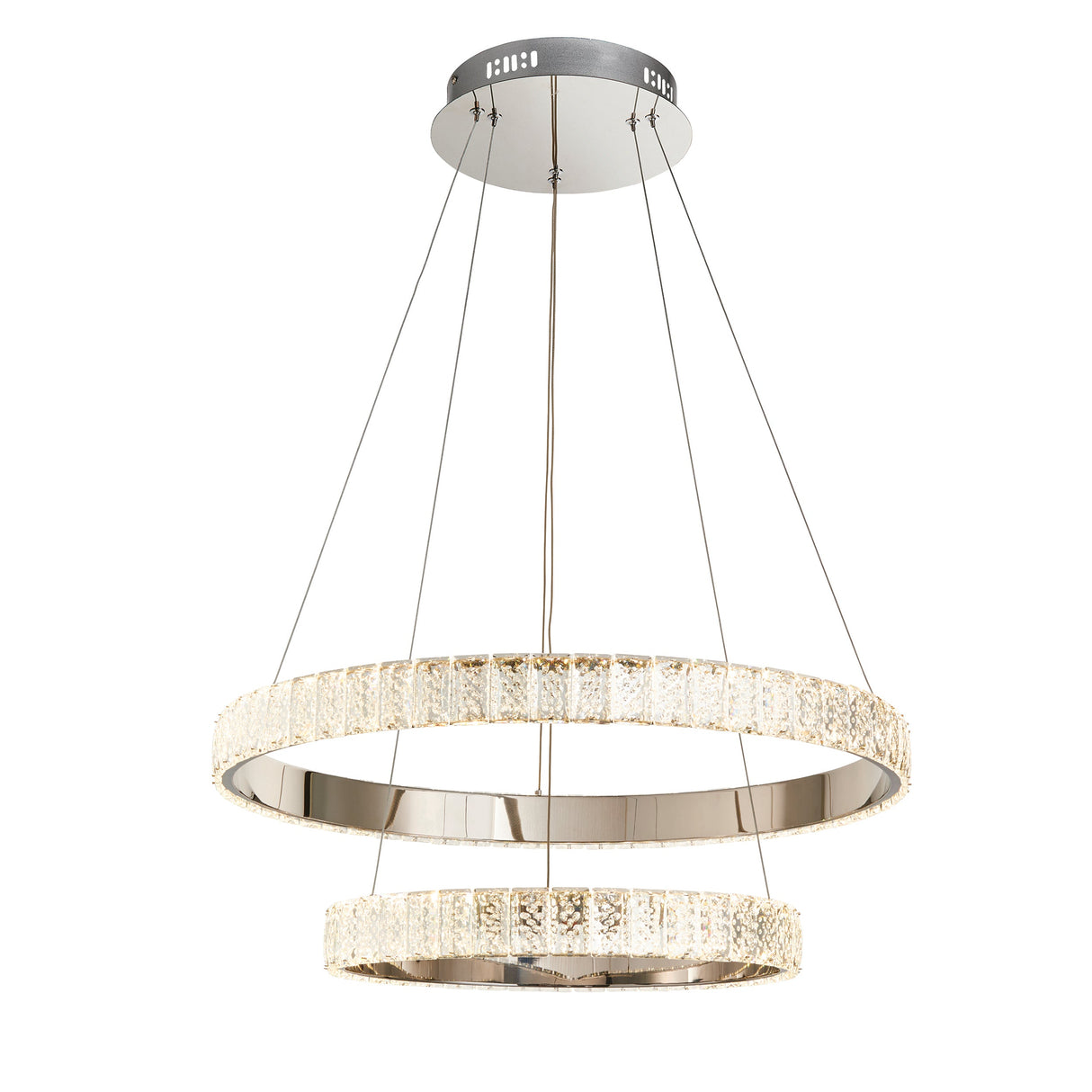 Endon Celeste 2lt LED Crystal Pendant – from Amos Lighting + Home