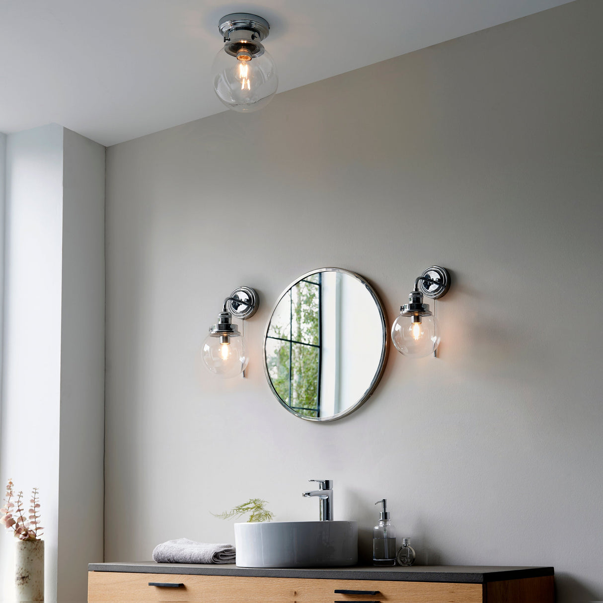 Endon Cheswick Bathroom Ceiling Light – from Amos Lighting + Home
