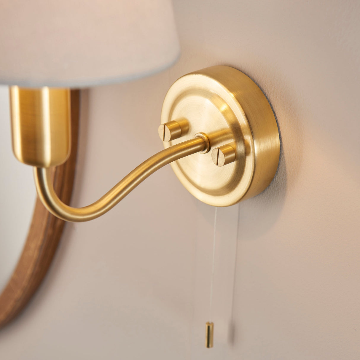 Amos Conway Bathroom Wall Light Brushed Gold – from Amos Lighting + Home