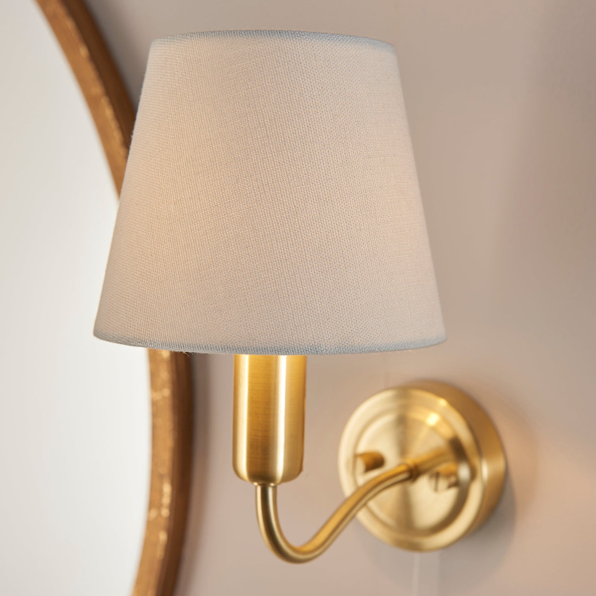 Amos Conway Bathroom Wall Light Brushed Gold – from Amos Lighting + Home