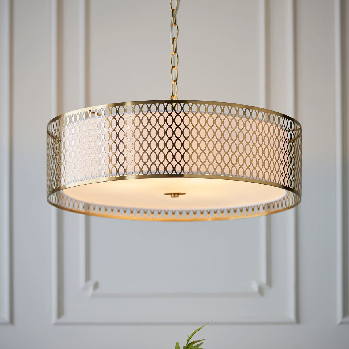 Endon Cordero 3lt Pendant Gold – from Amos Lighting + Home