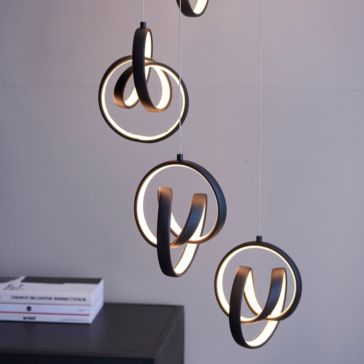 Endon Cosma Black LED 8lt Pendant Cluster – from Amos Lighting + Home