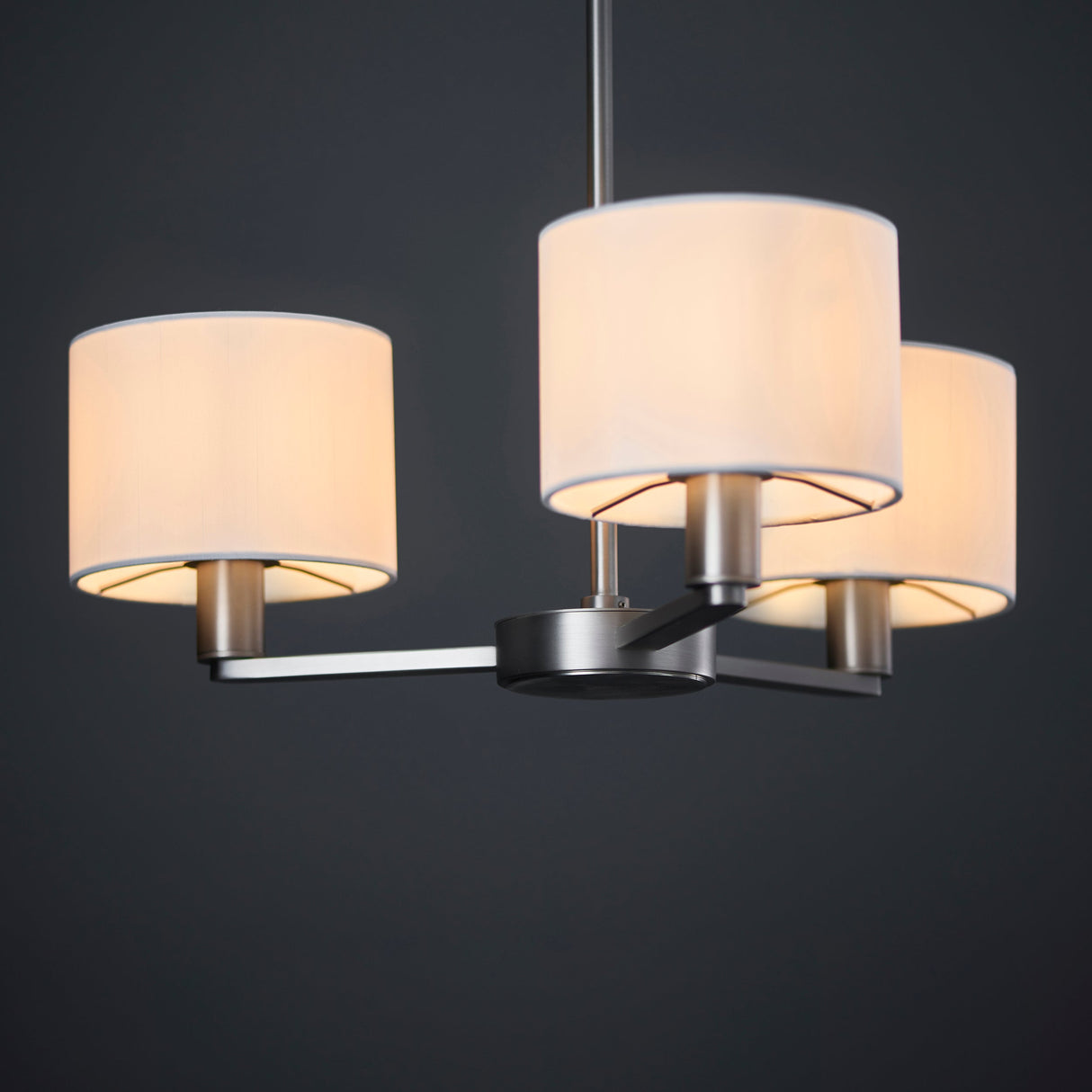 Amos Daley 3lt Pendant Matt Nickel – from Amos Lighting + Home