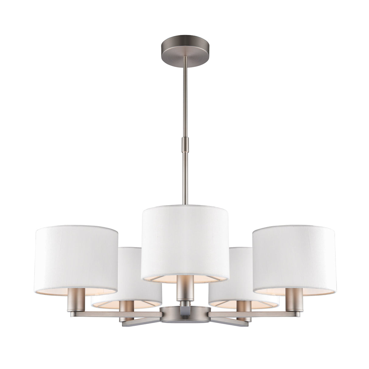 Amos Daley 5lt Pendant Matt Nickel – from Amos Lighting + Home