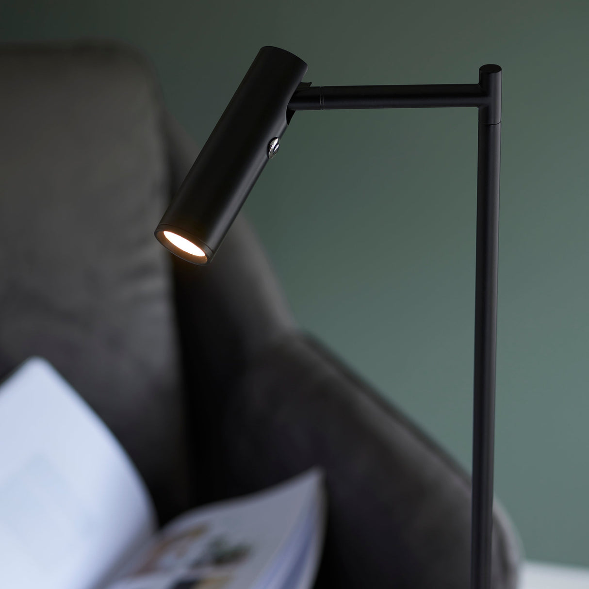 Amos Dedicated Reader Floor Lamp Matt black – from Amos Lighting + Home