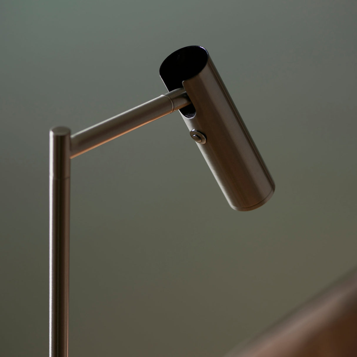 Amos Dedicated Reader Floor Lamp Satin Nickel – from Amos Lighting + Home