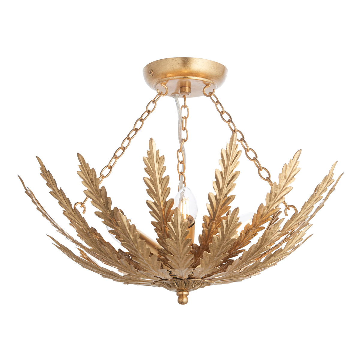 Endon Delphine 3lt Flush Gold Leaf – from Amos Lighting + Home